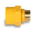 Переходник для газа, 1/2'', ВН/НР, желтый, диэлектрический, внутренняя/наружная, AquaLink - фото 5