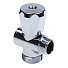 Вентиль для бытовых приборов, 1/2&quot;х3/4&quot;х1/2&quot;, г-ш-ш, трехход, AquaLink - фото 3