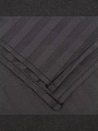 Простыня 1.5-спальная, 150 х 220 см, 100% хлопок, страйп-сатин, 140 г/м2, графит, Monocolor, рис.4185а-1 - фото 2