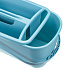 Ведро пластик, 17 л, серо-голубое, хозяйственное, с органайзером, Idea, М2419 - фото 8