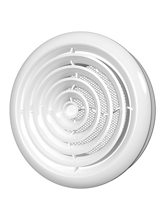 Диффузор вентиляционный пластик, установочный диаметр 125 мм, с фланцем d164 мм, ERA, 12.5DK