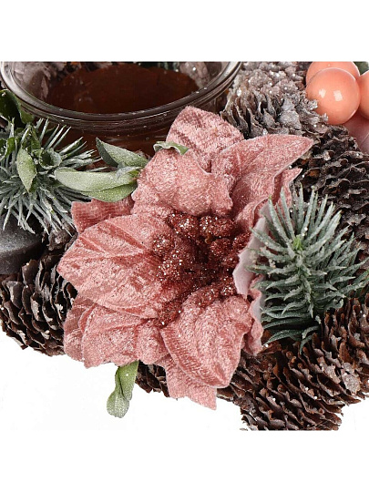 Подсвечник 2 свечи, 31 см, для свечи до 6.5 см, SYSGZSA-4623087