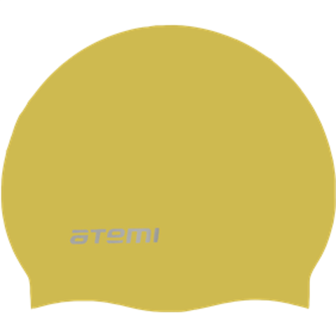 Шапочка для плавания Atemi, силикон (б/м), золото, RC306, 00000042638