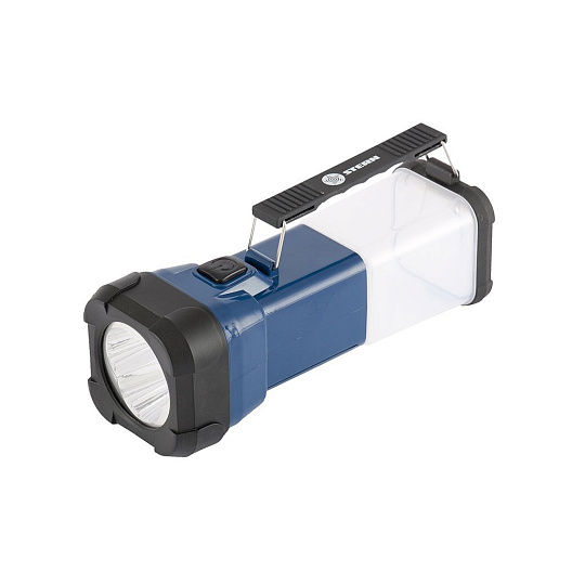 Фонарь кемпинговый, 3 и 4 LED, 3хАА, 2 режима свечения, Stern, 90545