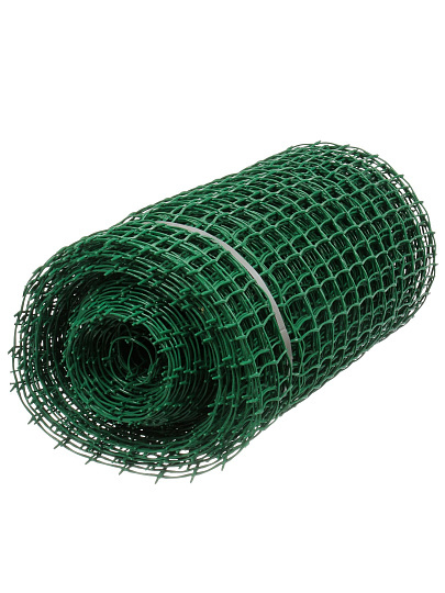 Сетка садовая пластмасса, яч 33 х 33 мм, квадр, 50х2000 см, зел, Профи