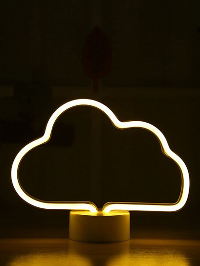 Светильник Energy, EN-NL 17, Облако, настольный, пластик, 0.65 Вт, 4.5 В, неоновый, 104313