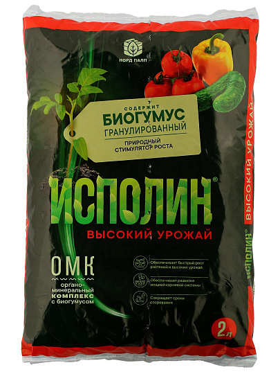 Удобрение Высокий урожай, универсальное, гранулы, 2 л, Исполин