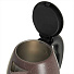 Чайник электрический Аксинья, КС-1015, коричневый, 1.8 л, 1500 Вт, скрытый нагревательный элемент, нержавеющая сталь - фото 2