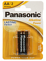 Батарейка Panasonic, АА (LR6, 15А), Alkaline Power, щелочная, 1.5 В, блистер, 2 шт, 7347 - фото 3