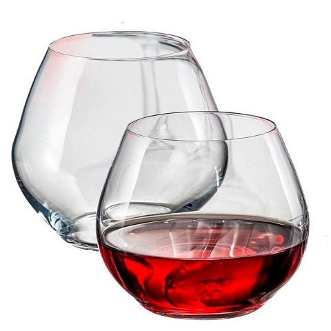 Бокал для вина, 580 мл, стекло, 2 шт, Bohemia, Crystal Amoroso, 23001/580/2