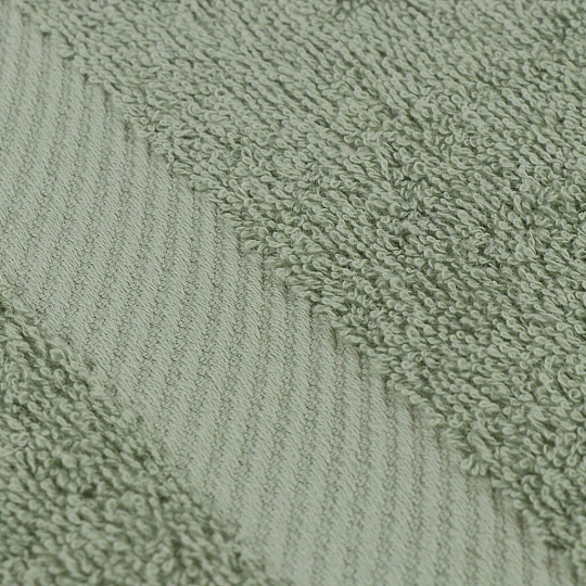 Полотенце банное 50х90 см, 100% хлопок, 460 г/м2, Авангард, Bella Carine, зеленое, Турция, FT-2-50-150