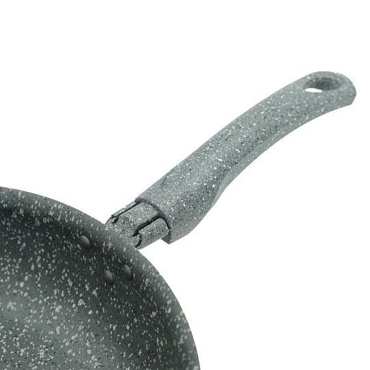 Сковорода алюминий, 28 см, антипригарное покрытие, Vari, Романтика Венеции, серый гранит, GIG17128