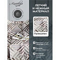 Постельное белье 1.5-спальное, простыня 150х220 см, 1 наволочка 70х70 см, пододеяльник 145х215 см, Майская ночь, полисатин, Геометрия 11/166-AC/May - фото 3