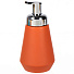 Дозатор для жидкого мыла керамика, 8.4х11.2/16.2 см, насадка с пенообразователем, оранжевый, CE2545AA-LD - фото 2