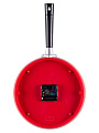 Часы настенные, кварцевые, 25х43 см, сковорода, корпус красный с черным, круглые, Рубин, Классика, 2543-004 - фото 3