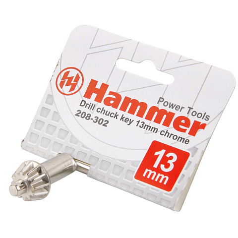 Ключ для патрона дрели Hammer, CH-key, 13 мм, 33693