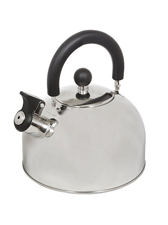 Чайник нержавеющая сталь, 2.5 л, со свистком, зеркальный, Катунь, Кухня, в ассортименте, КТ-105/КТ-105В