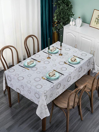 Клеенка Silvano, Глиттер, 1.37х20 м, ПВХ на тканевой основе, MT-6142B