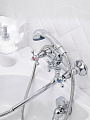 Смеситель для ванны, РМС, с кран-буксой, хром, SL71-143 - фото 2