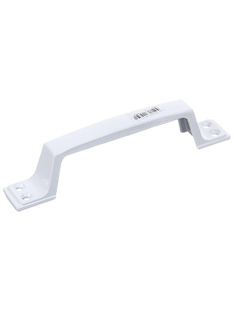 Ручка-скоба РС-100, белая, алюминий