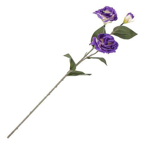 Цветок искусственный декоративный Эустома, 63 см, фиолетовый, Y4-7950