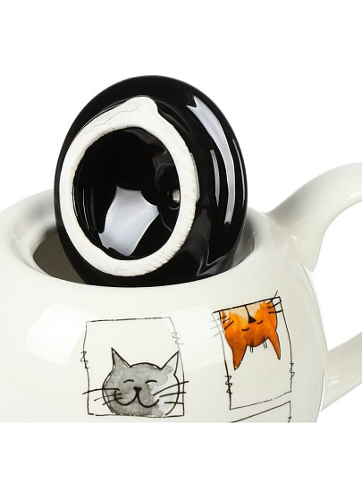 Чайник заварочный доломит, 0.95 л, Daniks, Cats