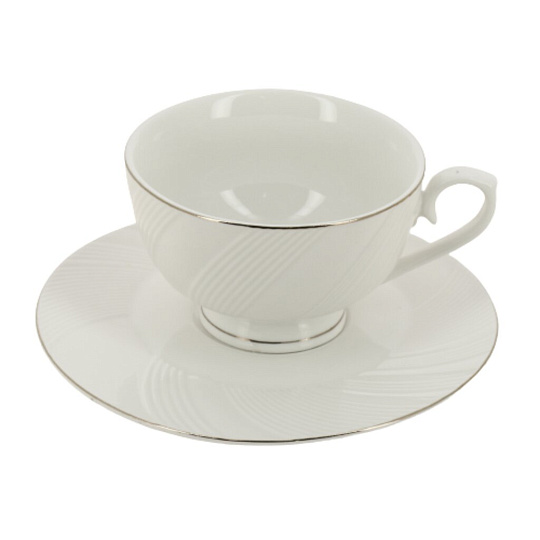 Набор чайный фарфор, 12 предметов, на 6 персон, 220 мл, Balsford, Грация Линар, 101-01076, подарочная упаковка