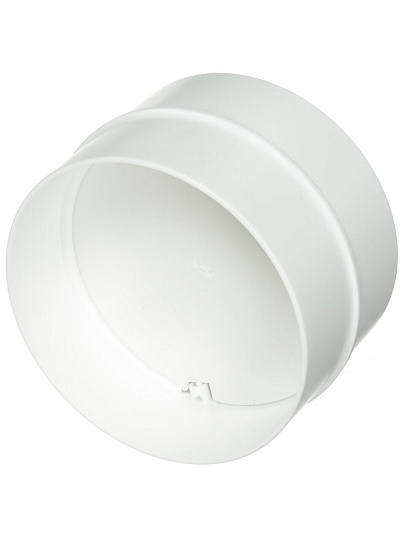 Соединитель вентиляционный пластик, установочный диаметр 125 мм, обратный клапан, Event, 125 СКПО