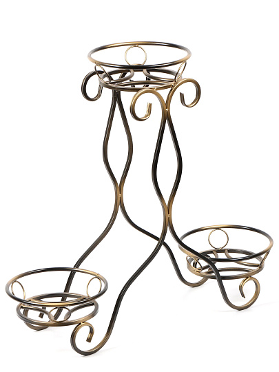 Цветник Трио 12, напольный, металл, круглый, 72 см