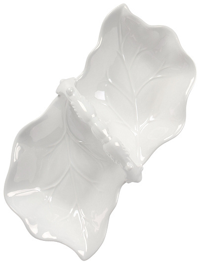 Менажница керамика, 25х13х9.5 см, 2 секции, с ручкой, Lefard, София, 763-094