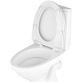 Унитаз-компакт Gesso, косой выпуск, сиденье полипропилен, 1 режим - фото 2