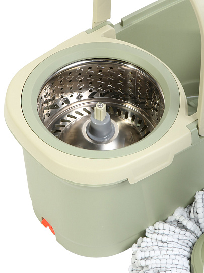 Набор для уборки, ведро с вращающимся отжимом и швабра, Bclean, A260017