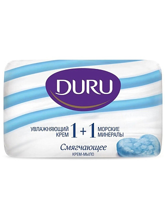 Мыло Duru, 1+1 Морские минералы, 80 г