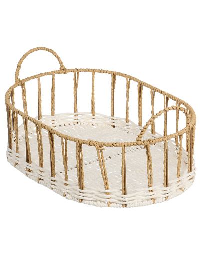 Корзина плетеная, овал , 36*24*11 см, Y4-9661