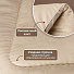 Одеяло 1.5-спальное, 140х205 см, Овечья шерсть, 400 г/м2, зимнее, чехол микрофибра, кант, Selena - фото 8