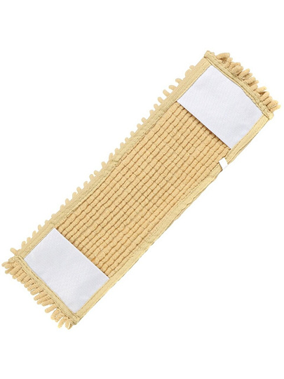 Насадка для швабры микрофибра, 43х13 см, вермишель, прямоугольная, бежевая, Homver, Chenille, 231202200/00