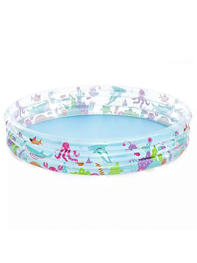 Бассейн надувной Bestway, 183х33 см, Дип Дайв, 51005, 480 л, от 2 лет