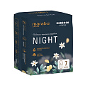 Прокладки женские Marabu, Botanica Night, ночные, 7 шт, SP072