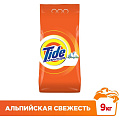 Стиральный порошок Tide, 9 кг, автомат, для белого белья, Альпийская свежесть