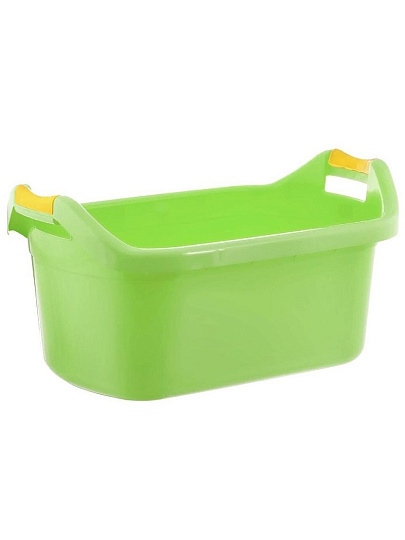 Таз пластик, 48 л, овальный, с ручкой, в ассортименте, Радиан, 10124010