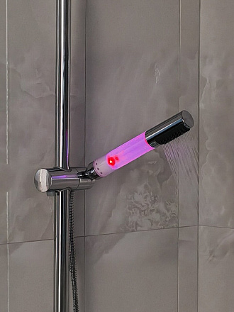 Лейка для душа, пластик, 1 режим, Aqwin, YT-CBC-022