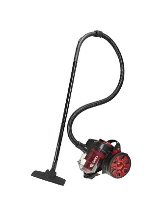 Пылесос Delta, DL-0851, 1800 Вт, с контейнером, 1.8 л, сухая уборка, мультициклон, красный