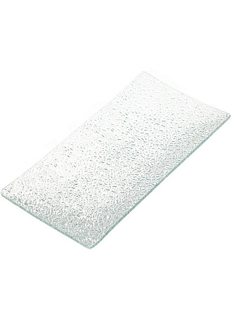 Блюдо стекло, прямоугольное, 13х26 см, Y110