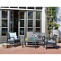 Мебель садовая Delano set, графит, стол, 79х54х38 см, 2 кресла, 1 диван, подушка серая, 17201088ГР - фото 3