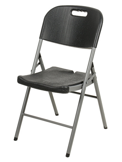 Стул складной Green Days, 49х45х78 см, металл, пластик, 45х49х78 см, HQ-M52-glide-black