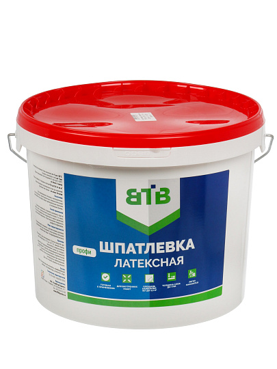 Шпатлевка ВТВ, Профи, латексная, для внутренних работ, 16 кг