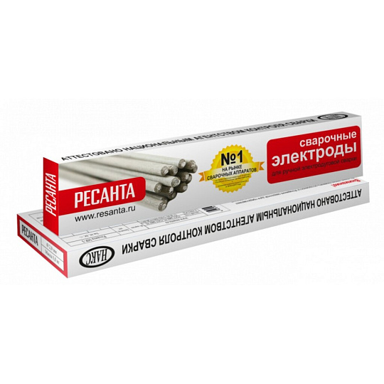 Электроды Ресанта, МР-3, 2х350 мм, 1 кг