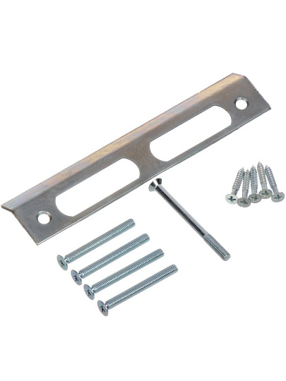 Замок врезной Зенит, ЗВ4-3.01Р, 00-00000467, ручка в комплекте, цилиндровый, медь