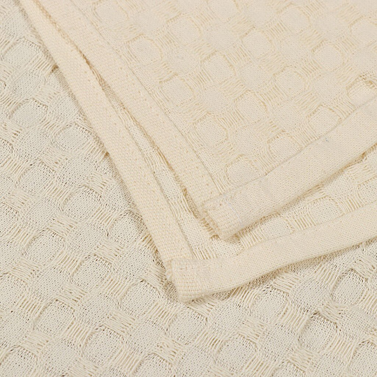 Набор полотенец кухонных 2 шт, 40х60 см, вафельный, Bella Carine, Оливковое масло, белый, Турция, FTS-P2-3