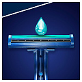 Станок для бритья Gillette, Blue2 Plus, для мужчин, 2 лезвия, 5 шт, одноразовые - фото 6
